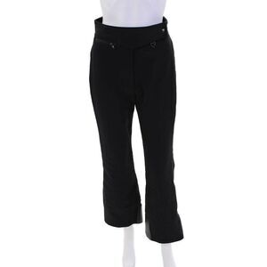 Obermeyer Womens Insulated High Rise Straight Leg Ski Pants Black Size 10